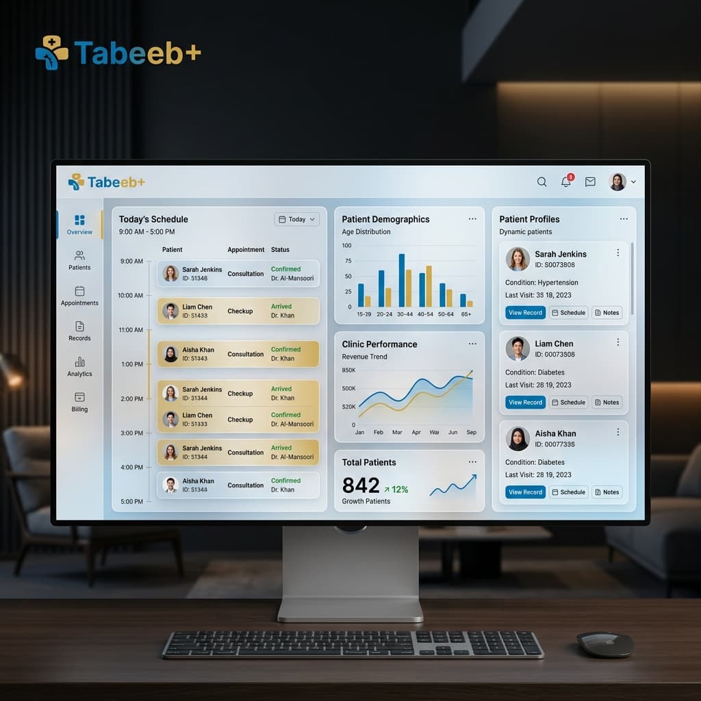 طبيب+ Premium Dashboard